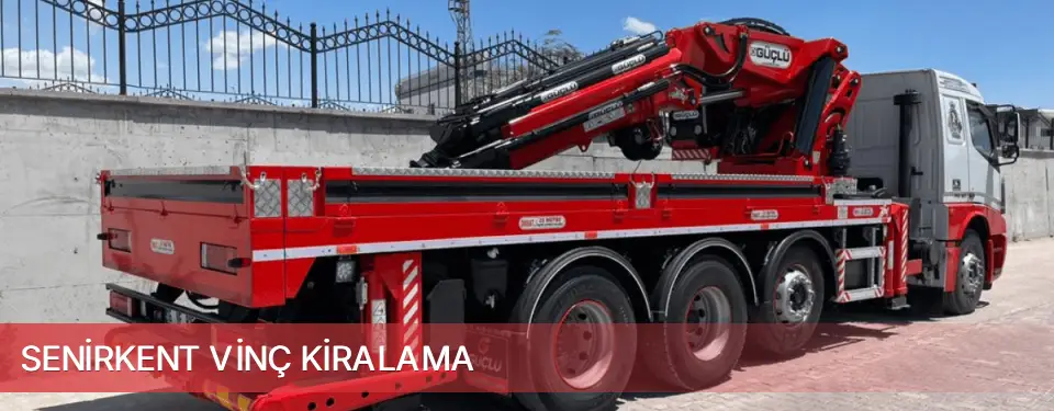 Senirkent İlçemi Vinç Kiralama
